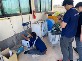 Soil Testing Siam Delivers C.B.R. Testing Machine to the Department of Public Works and Town & Country Planning